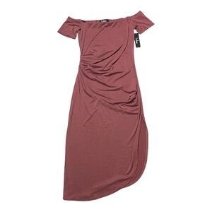 Lulu's Mauve Asymmetrical Dress